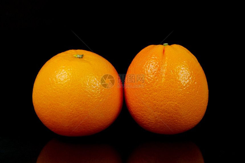 橙子黑色食物橘子水果图片