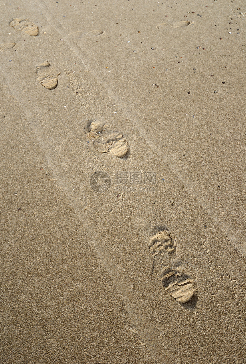 脚印假期环境运动游客旅行沙丘踪迹线条沙漠打印图片