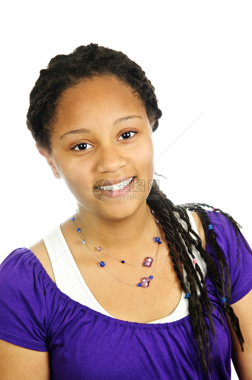 年幼少女女性女士女孩幸福孩子黑色青年微笑学生女孩们图片