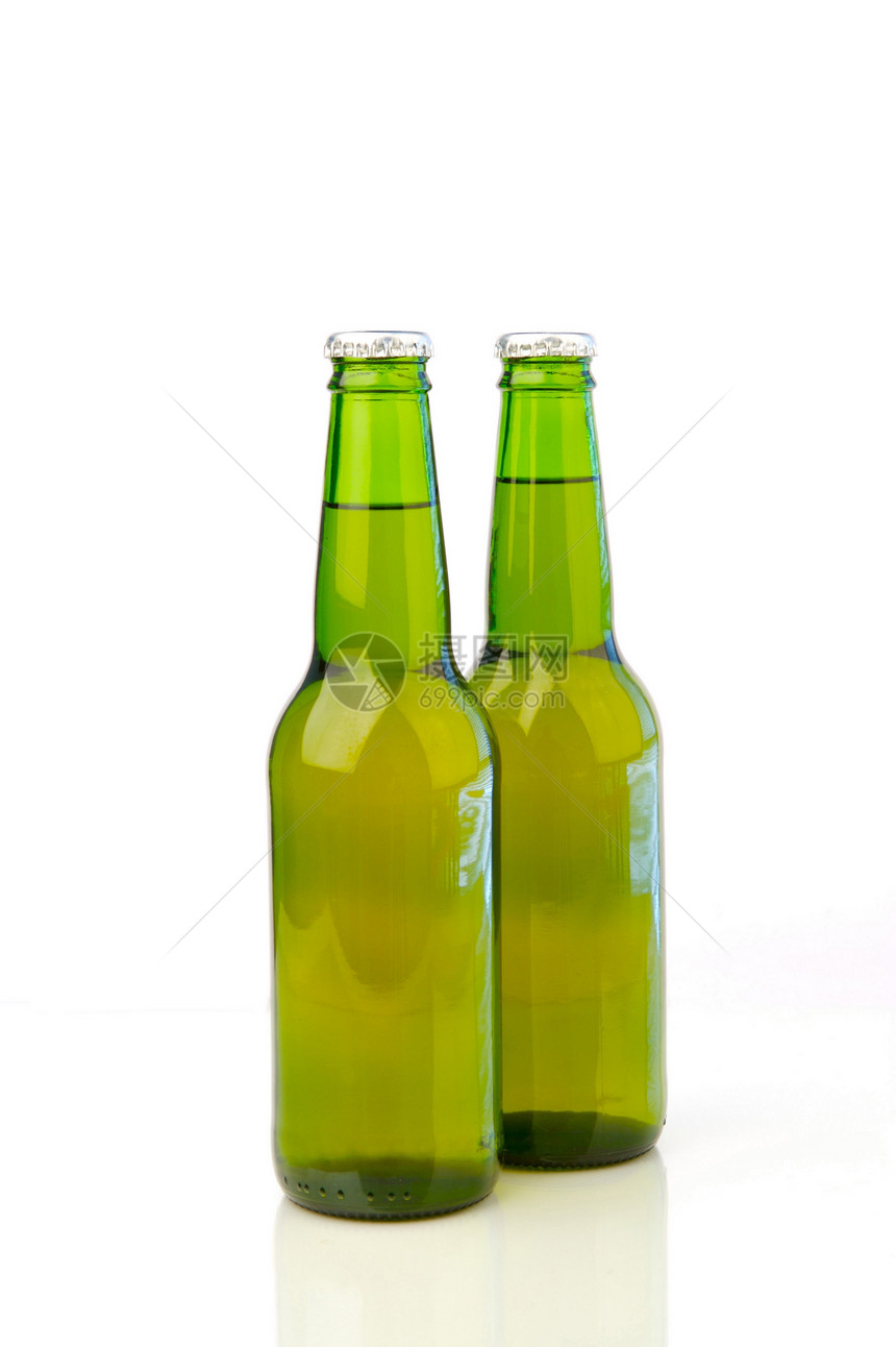 啤酒瓶瓶子饮料内衬脖子气泡酒精琥珀色背光金子排列图片