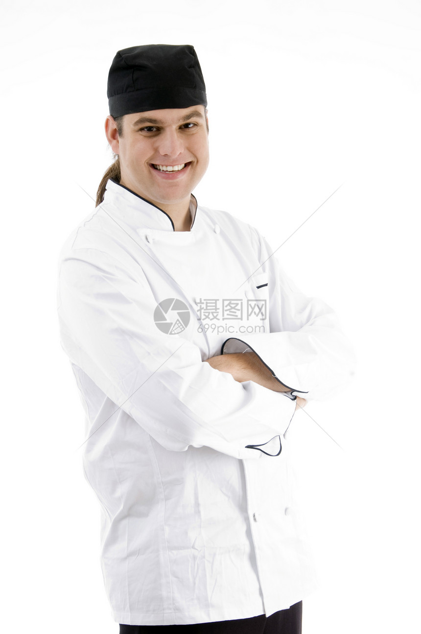 男精明厨师装扮图片