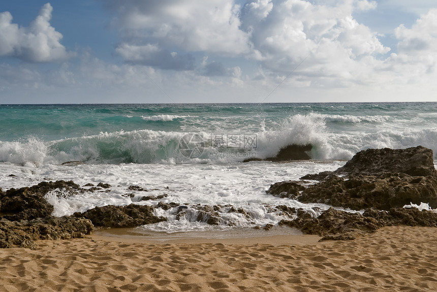 海滩娱乐流动漂移旅行石头海岸线海景海岸海洋海浪图片