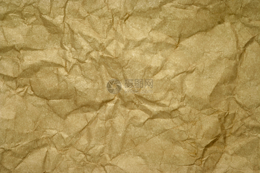 皱巴巴的旧纸考验折痕材料棉絮图片