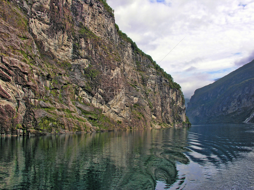 挪威背包冰川蓝色图片