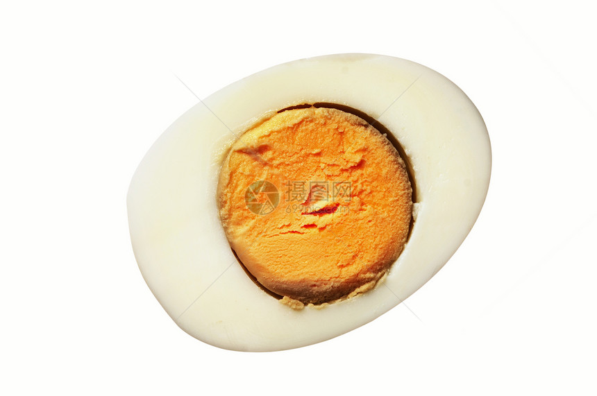 硬煮蛋营养品盘子剪裁白色宏观黄色蛋白雕刻蛋黄食物图片