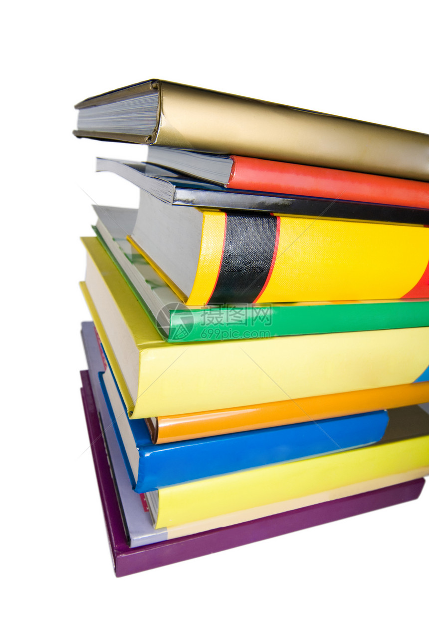 堆积书籍图书字典教育书脊文学学习百科学校手册图书馆图片