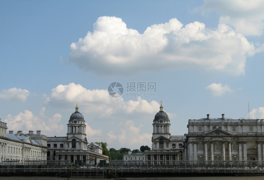 旧英文大楼建筑水平天空景观建筑学蓝色城市大教堂历史性外观图片