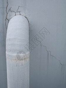 工业管道商业建筑裂缝活动生产金属渠道灰色背景图片