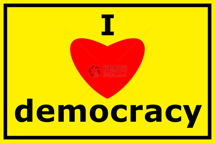 民主政体自由选民政治投票表决选举黄色图片