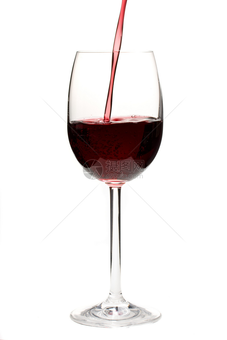 将红酒倒入玻璃杯中饮料派对玻璃液体器皿酒精酒杯食物溪流图片