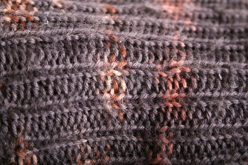 双针织羊毛衣服短袜手工业钩针季节纺织品宏观袜子图片