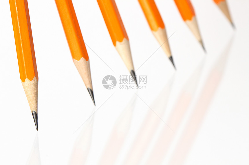 铅笔元素绘图教育写作商业办公用品设计绘画石墨黄色图片