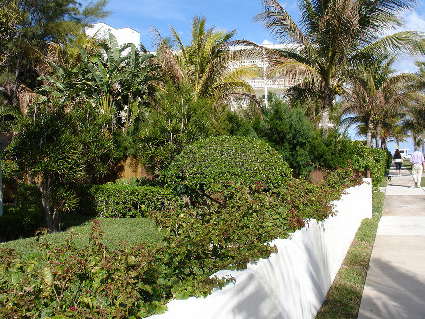 西棕榈海滩公共图书馆花园图片
