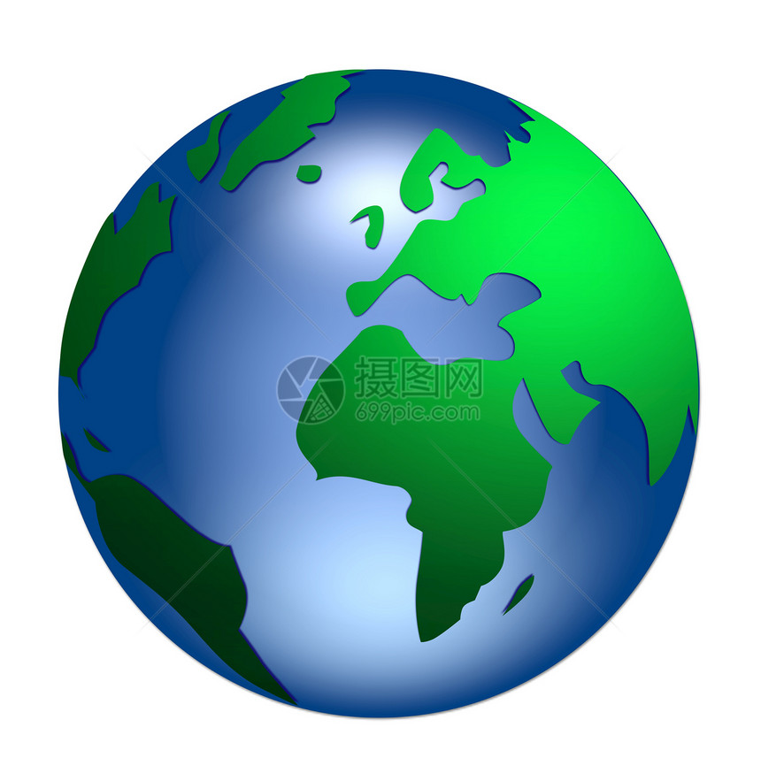 地球仪的插图行星地球国家世界圆形海洋全世界图片