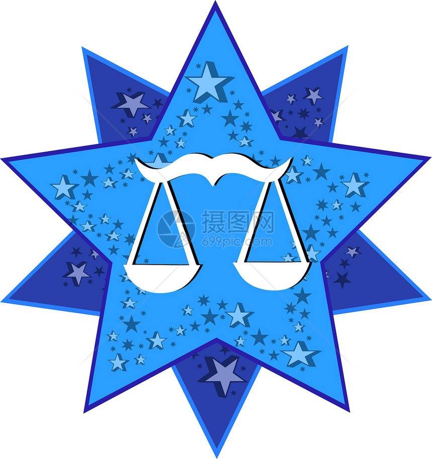 祖迪亚克标志性解放组织八字迷信星星十二生肖插图图片