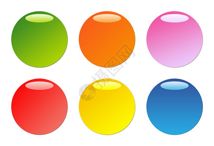 光滑网络按钮坡度商业球体图形化空白光泽度插图圆形收藏纽扣背景图片