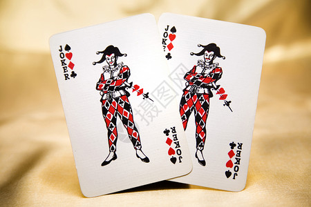 两个小丑扑克黑桃游戏俱乐部娱乐钻石背景