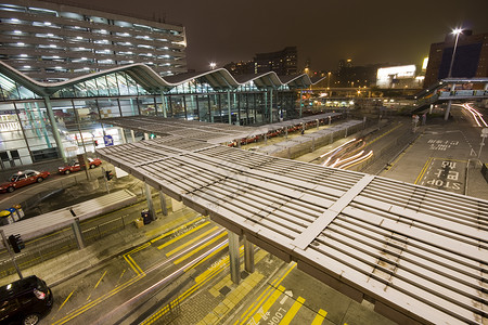 香港火车站运输天空出租车国际公园背景图片