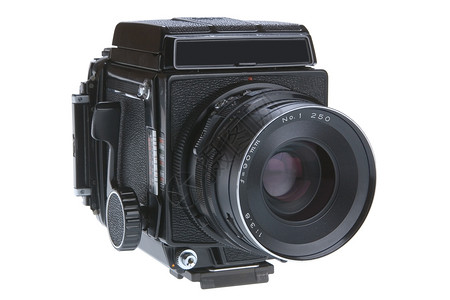 中格式相机剪裁照片电影白色筒仓相机生活小路镜片摄影背景图片