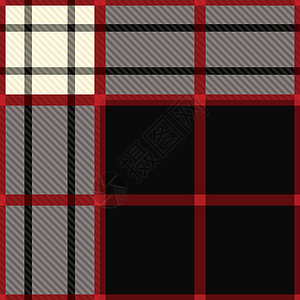 黑色和红色插图墙纸细胞条纹灰色白色织物背景图片