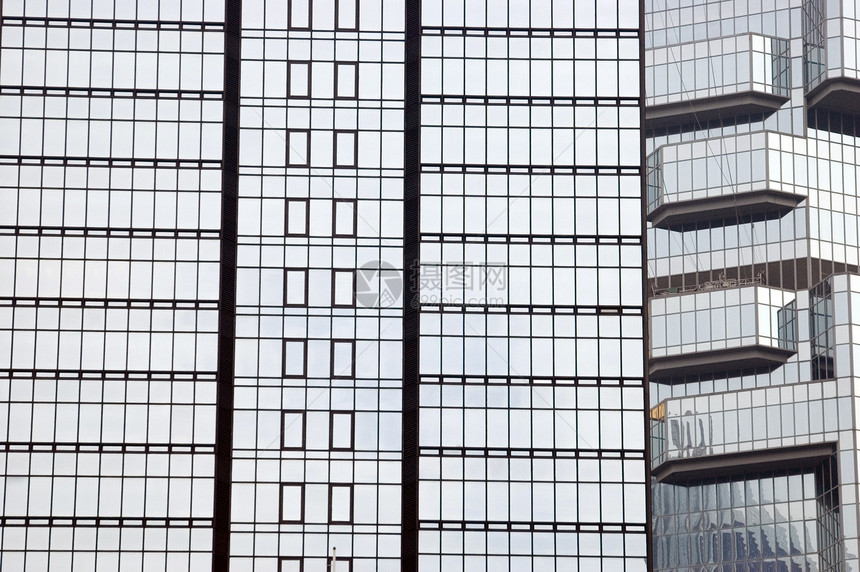 香港的摩天大楼特写照片图片