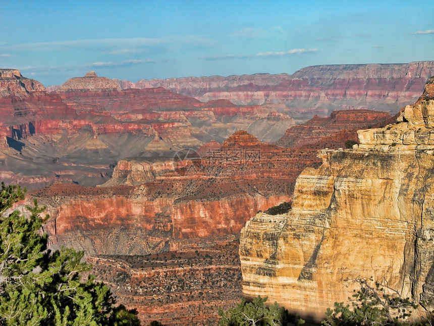 美国大峡谷天际旅行岩石天空峡谷风景沙漠图片