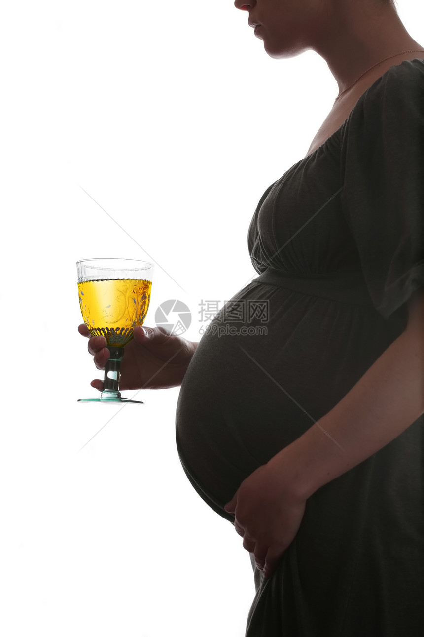 育有果汁的孕妇神童胎儿产妇母亲身体女性水果高脚杯生活腹部图片