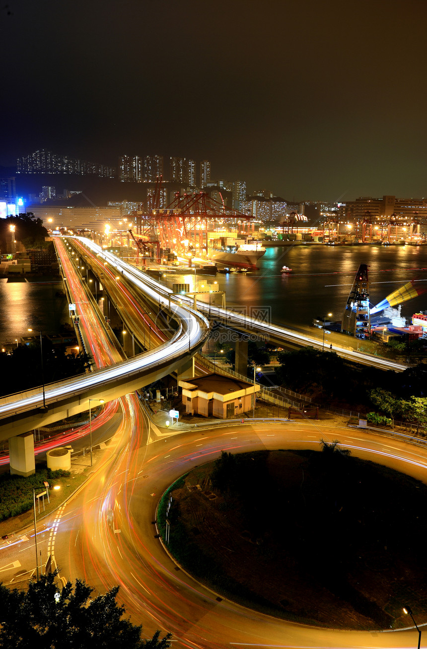 香港高速公路场景运动汽车旅行街道蓝色车辆城市驾驶速度图片