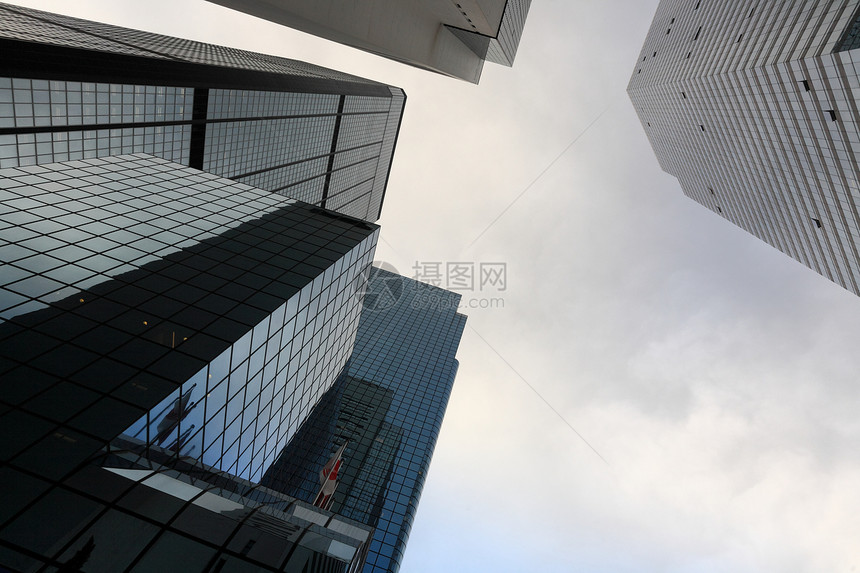高商业大楼职场建筑镜子城市景观工作旅行天际技术玻璃图片