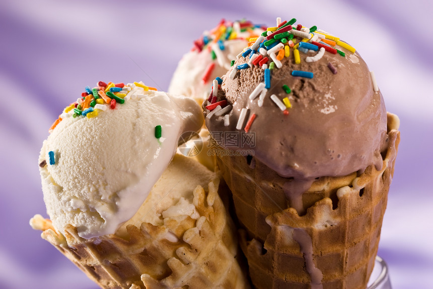 冰淇淋加内裤夹心食物美食巧克力香草奶油品味甜点晶圆饮食味道图片