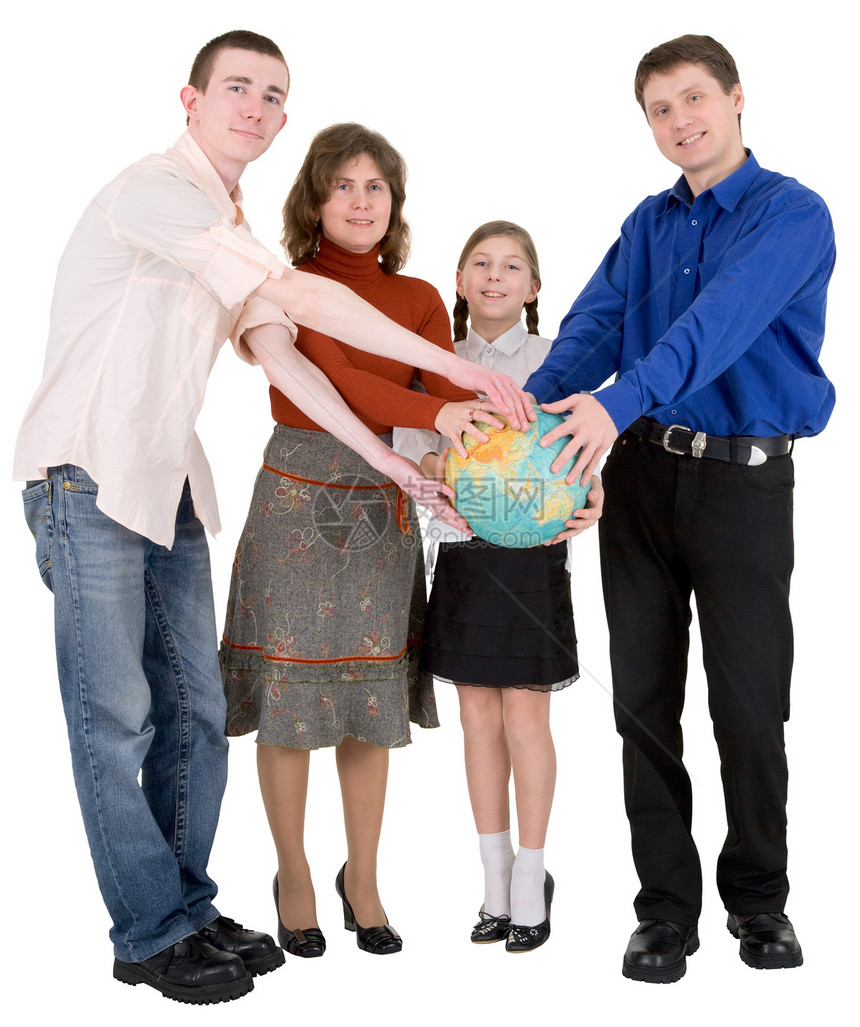 家庭与陆地地球家族白色孩子姐姐兄弟母亲男人妻子蓝色父母图片