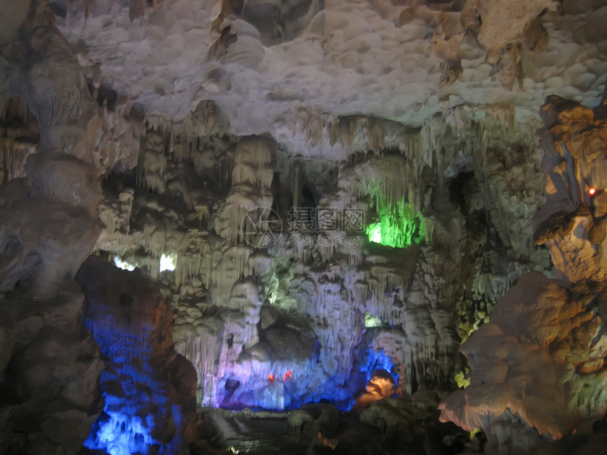 在洞穴中编队石灰石旅游洞穴学石头吸引力岩石石窟地质学地球图片