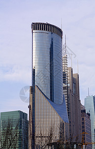 上海建筑半圆环背景图片