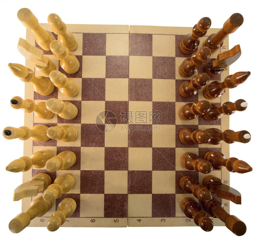 木木象棋女王褐色骑士典当白色主教棕色木板游戏图片