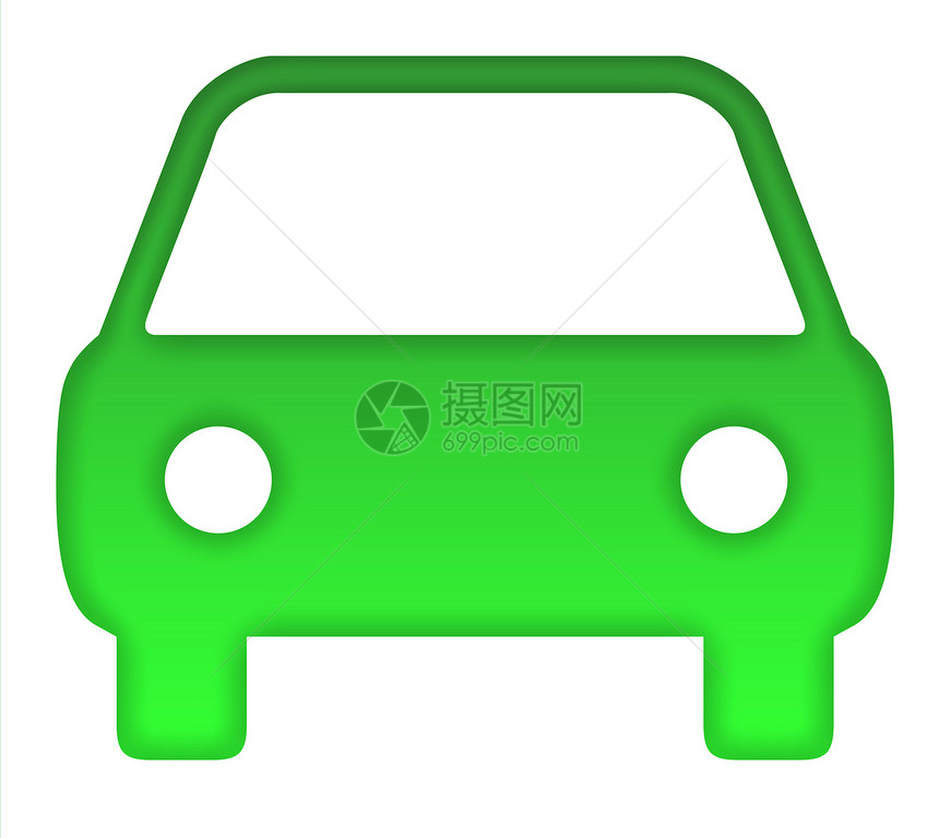 绿色生态汽车图片