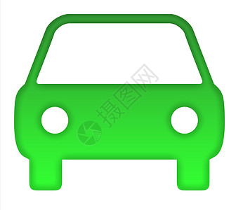 绿色生态汽车背景图片