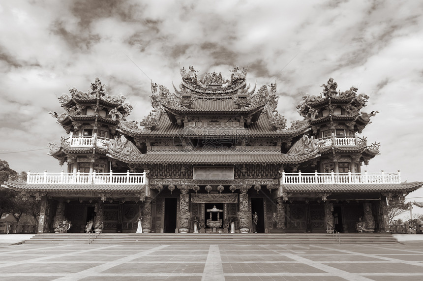 中国风格寺庙图片