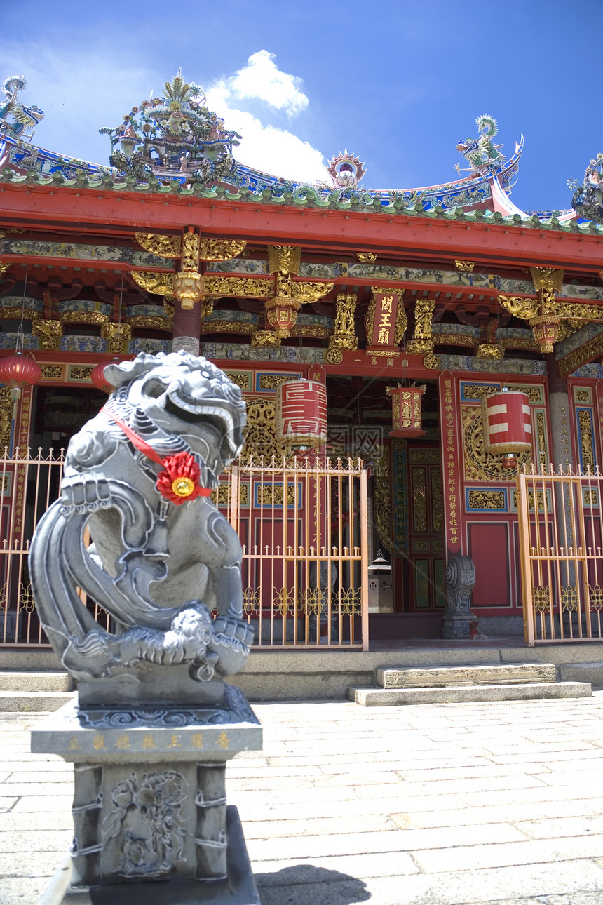 中国寺庙信仰神社文化崇拜蜡烛庆典佛教徒精神传统宗教图片