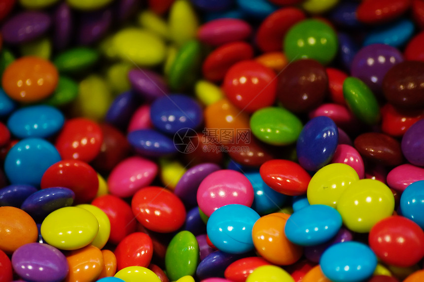 多彩糖果巧克力阴影色调食物小吃甜点图片