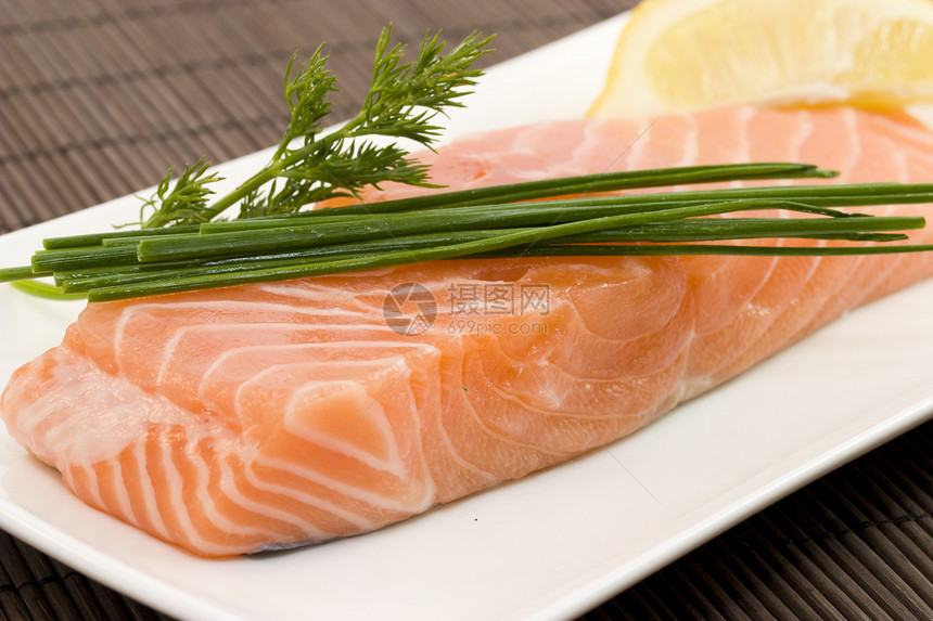 鲑鱼柠檬饮食营养蔬菜玫瑰厨房海鲜食物美食粉色图片