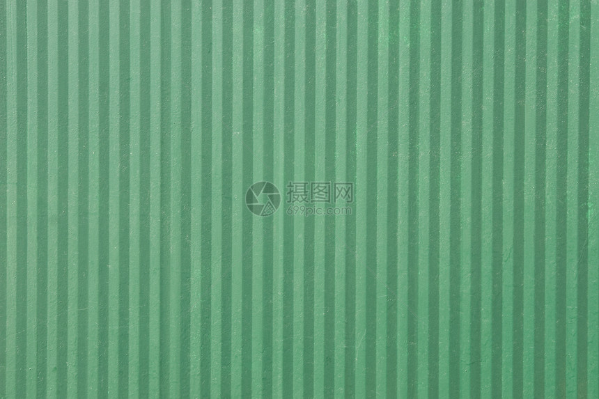 绿绿色传统材料光泽涂层金属墙纸栅栏条纹画家打印图片