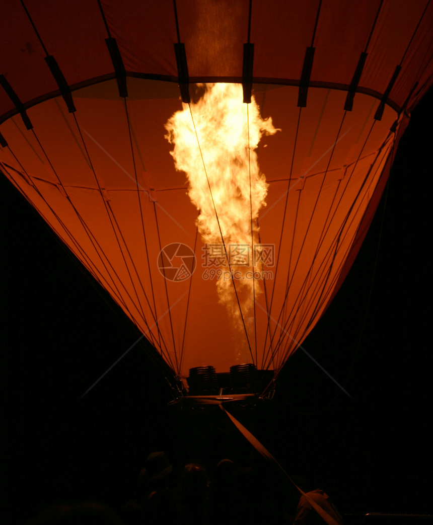 热气球运动男人旅行黄色展示热气空气活动丙烷红色图片