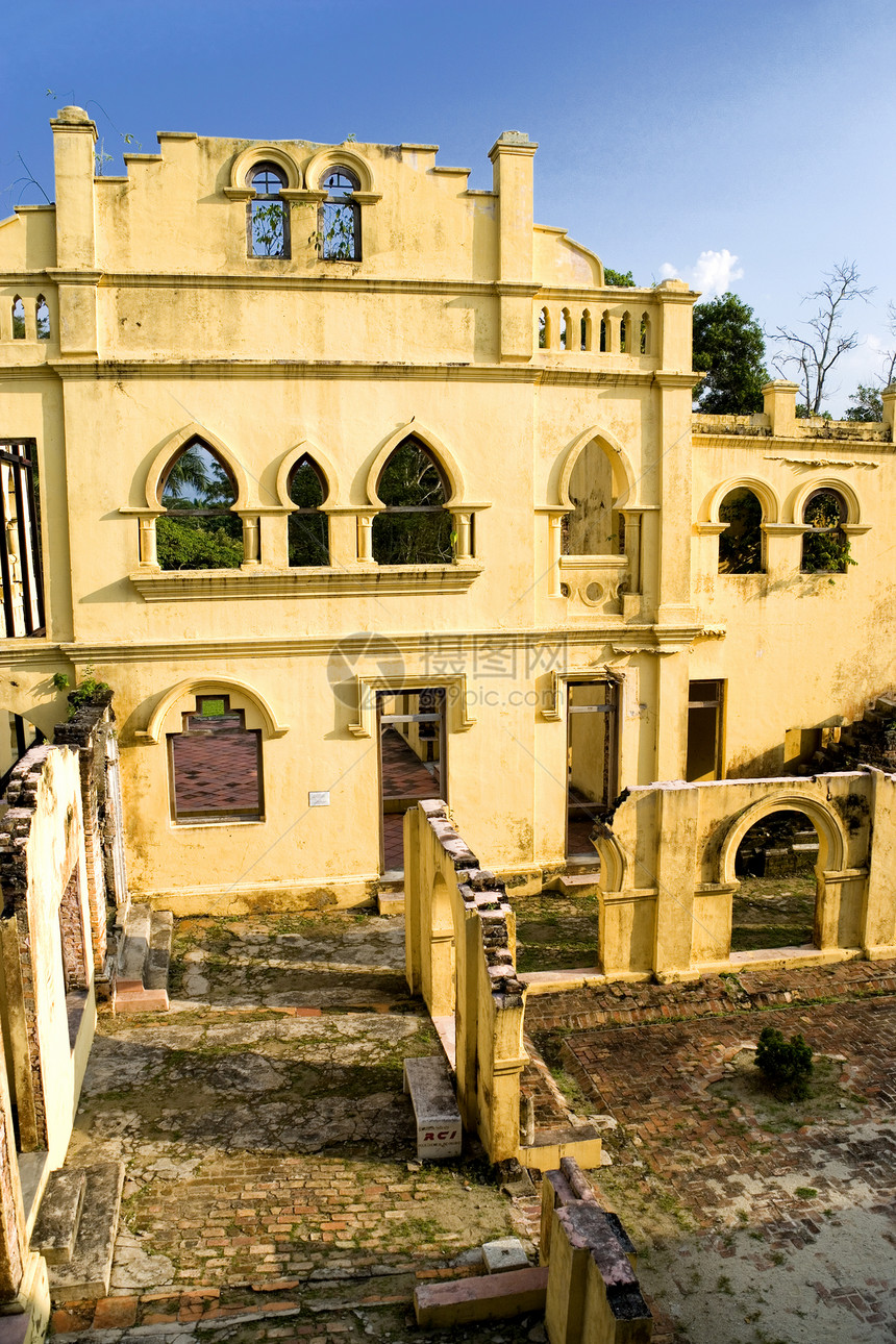 城堡废墟石头据点旅游历史旅行建筑岩石建筑学堡垒历史性图片