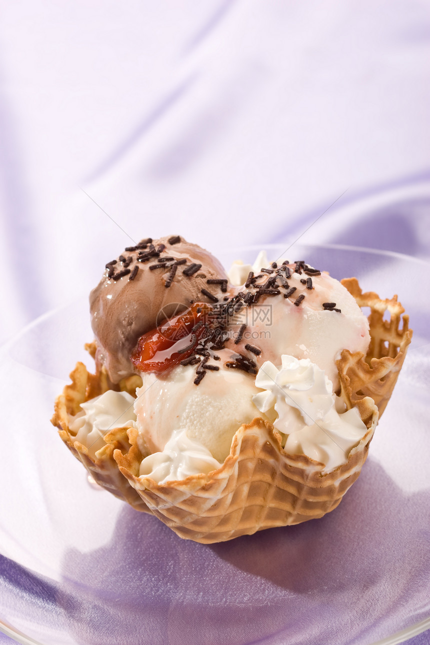 冰淇淋食物味道品味晶圆甜点摆设胡扯饮食短号巧克力图片