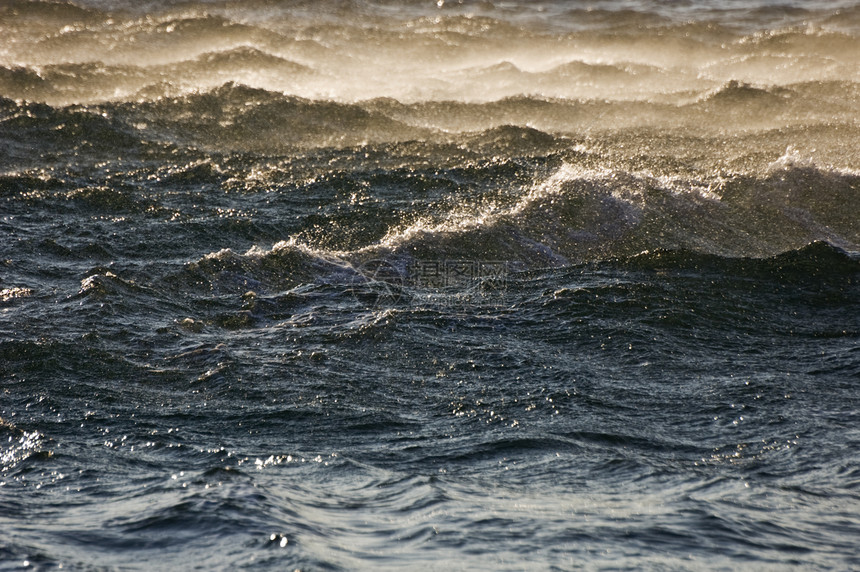 粗海泡沫液体运动力量波动风景天气海洋图片