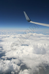 飞机视图运输飞行翅膀背景图片