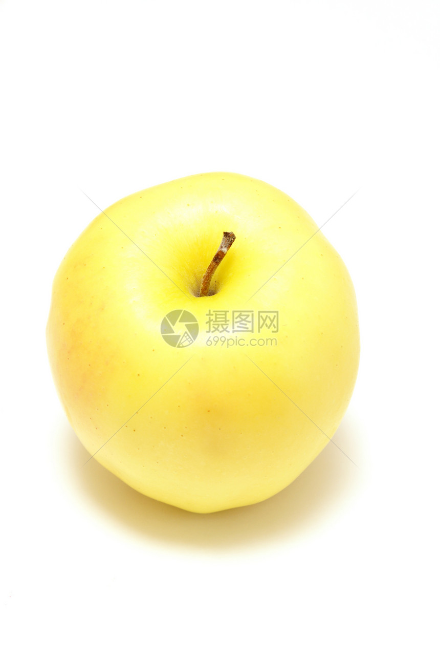 黄苹果水果生产黄色季节性小吃宏观食物图片