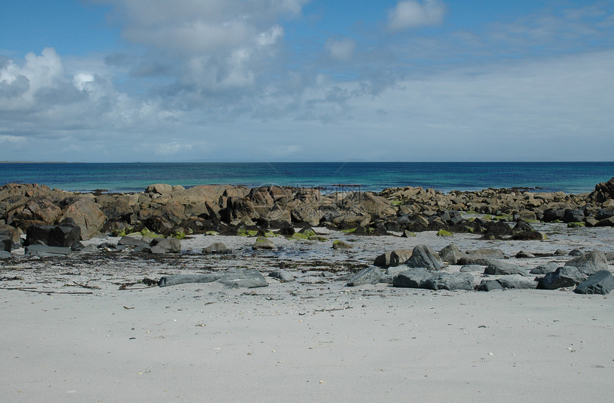 苏格兰海滩场景图片