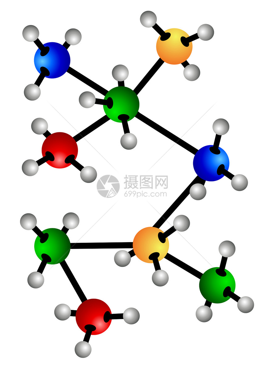 分子原子纽带物理产品生物学数学医疗粒子红色化学品图片