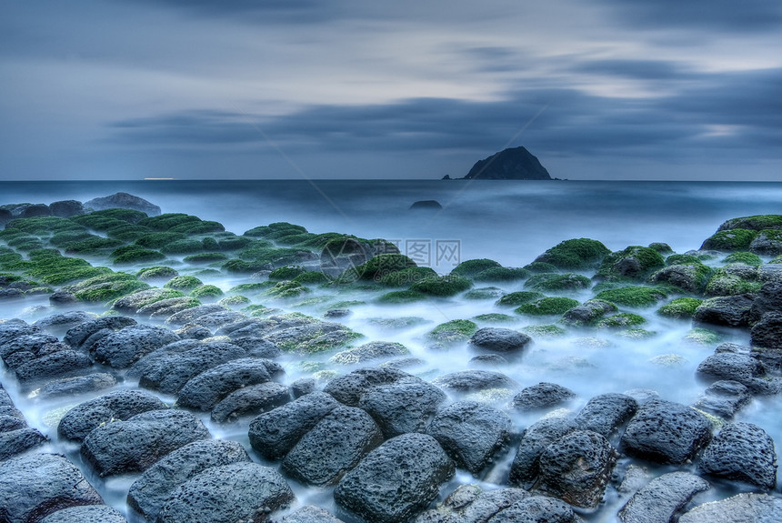 沿海海岸环境石头海浪雷雨海景海岸线岩石力量天堂场景图片